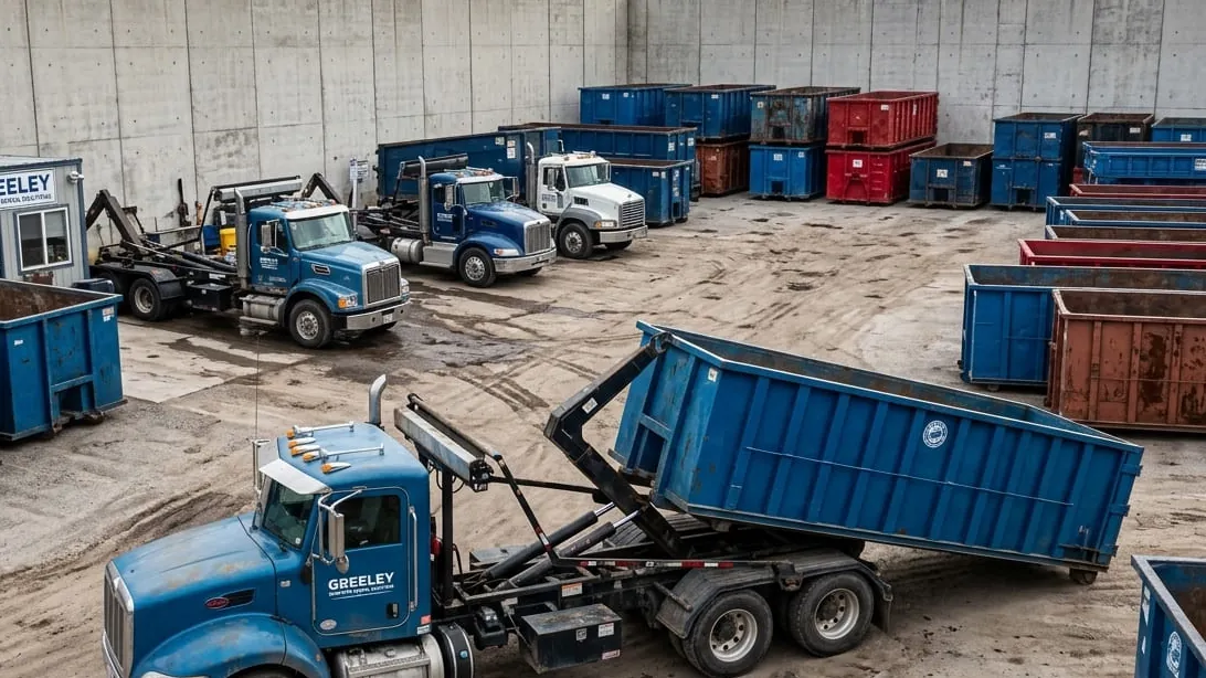 Roll-off dumpster delivery serving Platteville, Colorado from Greeley Roll-off dumpster delivery serving Platteville, Colorado from Greeley