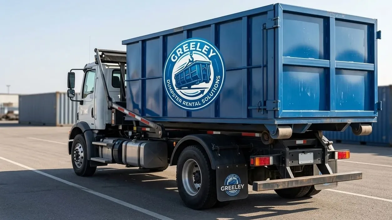 Roll-off dumpster delivery serving West 10th Street Corridor in Greeley, Colorado Roll-off dumpster delivery serving West 10th Street Corridor in Greeley, Colorado