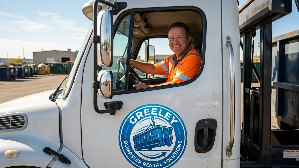 Who do I call about a dumpster in Greeley — a driver explaining the city, county and town desks